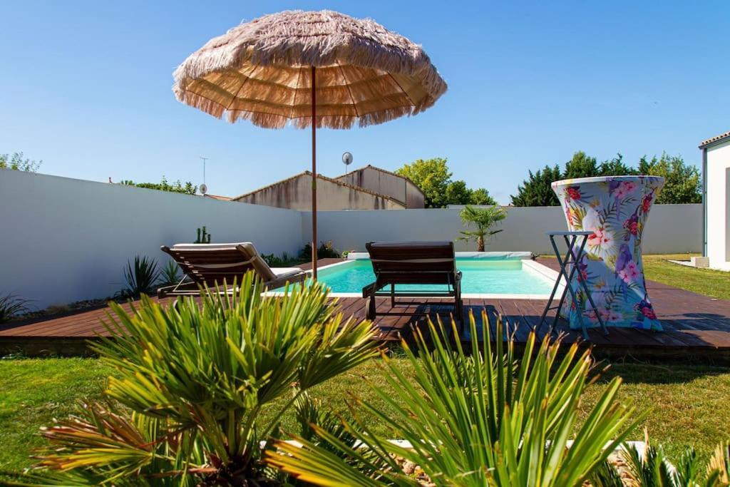 Villa Avec Piscine Chauffee Trois Chambres Saint-Sulpice-de-Royan Exteriör bild